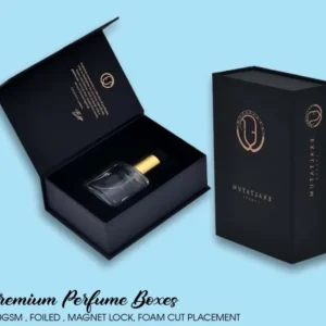 Perfume Box Packaging Hard Magnet Lock