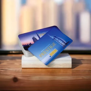 PET Glossy Plastic Business card 760mic