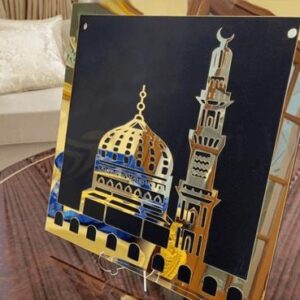 Islamic Wall hanging Khana Kaaba and Roza Rasool (SAW) Set - Walls Decor - Image 3