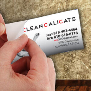 Paper Sticker Business Card - Image 1